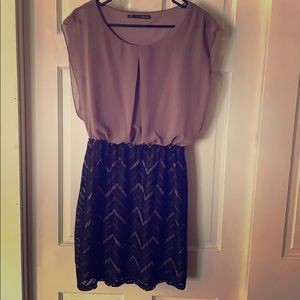 Maurice’s Midi Dress w/crotchet Overlay